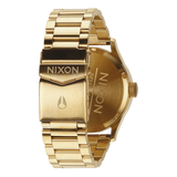 Nixon Sentry Black Dial Gold Steel Strap Watch for Men - A356-510