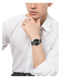Buy Shop Calvin Klein City Grey Dial Black Leather Strap Watch For Men - K2G21107 USA Online