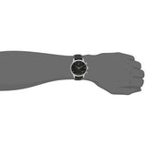 Buy Shop Tissot Tradition Chronograph Black Dial Black Leather Strap Watch For Men - T0636171605700 USA Online