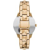 Buy Shop Michael Kors Runway Mercer Quartz Black Dial Two Tone Steel Strap Watch For Women - MK6672 USA Online