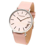 Buy Shop Coach Perry Mother of Pearl Pink Dial Pink Leather Strap Watch for Women - 14503244 USA Online