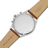 Buy Shop Fossil Forrester Chronograph Blue Dial Brown Leather Strap Watch for Men - S5607 USA Online