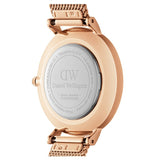 Buy Shop Daniel Wellington Petite Rose Gold Dial Rose Gold Mesh Bracelet Watch For Women - DW00100470 USA Online
