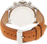 Buy Shop Michael Kors Gage Chronograph Quartz Black Dial Brown Leather Strap Watch For Men - MK8333 USA Online