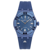 Maurice Lacroix Automatic PVD Limited Edition Blue Dial Blue Silicon Strap Watch For Men - AI6007-PVC00-430-4