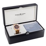 Maurice Lacroix Aikon Automatic Brown Dial Brown Leather Strap Watch For Men - AI6008-BRZ01-730-3