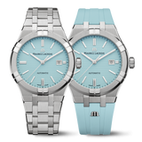 Maurice Lacroix Aikon Automatic Sky Blue Dial Silver Steel Strap Watch For Men - AI6008-SS00F-431-C