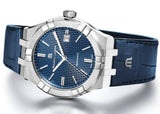 Maurice Lacroix Aikon Automatic Blue Dial Blue Leather Strap Watch For Men - AI6008-ss001-430-1