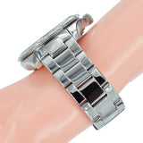 Buy Shop Fossil Cecile Chronograph Silver Dial Silver Steel Strap Watch for Women - AM4481 USA Online
