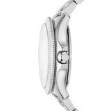 Buy Shop Fossil Cecile Multifunction Silver Dial Silver Steel Strap Watch for Women - AM4509 USA Online