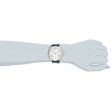 Buy Shop Fossil Cecile White Dial Blue Leather Strap Watch for Women - AM4531 USA Online