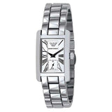 Buy Shop Emporio Armani White Dial Silver Stainless Steel Watch For Women - AR0146 USA Online