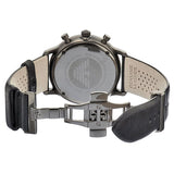 Buy Shop Emporio Armani Classic Grey Dial Grey Leather Strap Watch For Men - AR0388 USA Online