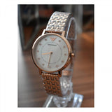 Buy Shop Emporio Armani Kappa Analog Mother of Pearl Dial Rose Gold Steel Strap Watch For Women - AR11006 USA Online