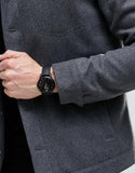 Buy Shop Emporio Armani Luigi Chronograph Black Dial Black Rubber Strap Watch For Men - AR11024 USA Online