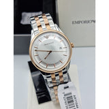 Buy Shop Emporio Armani Lambda Analog Silver Dial Two Tone Steel Strap Watch For Men - AR11044 USA Online