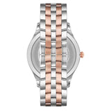 Buy Shop Emporio Armani Lambda Analog Silver Dial Two Tone Steel Strap Watch For Men - AR11044 USA Online