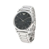 Buy Shop Emporio Armani Classic Quartz Grey Dial Silver Steel Strap Watch For Men - AR11134 USA Online