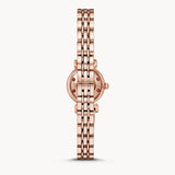 Buy Shop Emporio Armani Gianni T-Bar Mother of Pearl Dial Rose Gold Steel Strap Watch For Women - AR11203 USA Online