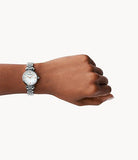 Buy Shop Emporio Armani Donna Mother of Pearl Dial Silver Steel Strap Watch For Women - AR11204 USA Online