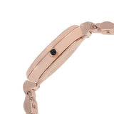 Buy Shop Emporio Armani Gianni T Bar Black Dial Rose Gold Steel Strap Watch For Women - AR11206 USA Online