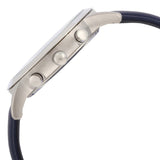 Buy Shop Emporio Armani Renato Chronograph Blue Dial Black Leather Strap Watch For Men - AR11216 USA Online