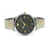 Buy Shop Emporio Armani Kappa Quartz Black Dial Two Tone Mesh Bracelet Watch For Men - AR11228 USA Online