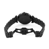 Buy Shop Emporio Armani Gianni T Bar All Black Diamond Dial Watch For Women - AR11245 USA Online