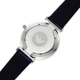 Buy Shop Emporio Armani Gianni T Bar Quartz Blue Dial Blue Leather Strap Watch For Men - AR11300 USA Online