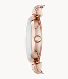 Buy Shop Emporio Armani Kappa Analog Mother of Pearl Dial Rose Gold Steel Strap Watch For Women - AR11006 USA Online