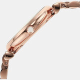 Buy Shop Emporio Armani Gianni T Bar Quartz Mother of Pearl Dial Rose Gold Steel Strap Watch For Women - AR11385 USA Online