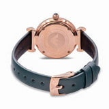 Buy Shop Emporio Armani Gianni T-Bar Quartz Blue Dial Blue Leather Strap Watch for Women - AR11424 USA Online