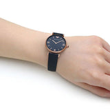 Buy Shop Emporio Armani Gianni T-Bar Quartz Blue Dial Blue Leather Strap Watch for Women - AR11424 USA Online