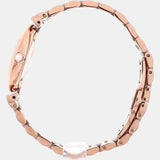Buy Shop Emporio Armani Gianni T-Bar Crystals Silver Dial Rose Gold Steel Strap Watch For Women - AR11446 USA Online