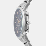 Buy Shop Emporio Armani Renato Chronograph Blue Dial Silver Steel Strap Watch For Men - AR11458 USA Online
