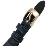 Buy Shop Emporio Armani Gianni T Bar Crystals Silver Dial Blue Leather Strap Watch For Women - AR11469 USA Online