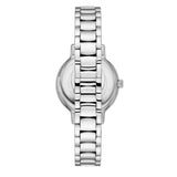 Buy Shop Emporio Armani Cleo Crystals Mother Of Pearl Dial Silver Steel Strap Watch For Women - AR11484 USA Online