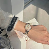 Buy Shop Emporio Armani Cleo Mother of Pearl Dial Two Tone Steel Strap Watch For Women - AR11499 USA Online