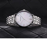 Buy Shop Emporio Armani Classic Quartz Mother of Pearl Dial Silver Steel Strap Watch For Women - AR1602 USA Online