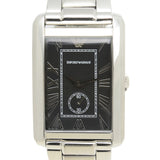 Buy Shop Emporio Armani Classic Analog Black Dial Silver Steel Strap Watch For Men - AR1608 USA Online