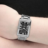 Buy Shop Emporio Armani Classic Analog Black Dial Silver Steel Strap Watch For Men - AR1608 USA Online