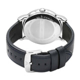 Buy Shop Emporio Armani Classic Quartz Blue Dial Black Leather Strap Watch For Men - AR1731 USA Online
