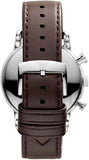 Buy Shop Emporio Armani Classic Chronograph Brown Dial Brown Leather Strap Watch For Men - AR1734 USA Online