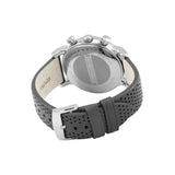 Buy Shop Emporio Armani Luigi Chronograph Quartz Grey Dial Grey Leather Strap Watch For Men - AR1735 USA Online
