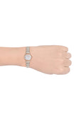 Buy Shop Emporio Armani Gianni Mother of Pearl Dial Two Tone Steel Strap Watch For Women - AR1764 USA Online