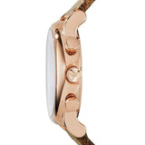 Buy Shop Emporio Armani Classic Chronograph White Dial Brown Leather Strap Watch For Men - AR1809 USA Online