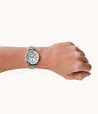 Buy Shop Emporio Armani Classic Silver Dial Silver Steel Strap Watch For Men - AR1819 USA Online