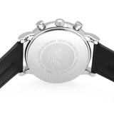 Buy Shop Emporio Armani Luigi Chronograph Black Dial Black Leather Watch For Men - AR1828 USA Online