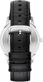 Buy Shop Emporio Armani Classic Quartz Black Dial Black Leather Strap Watch For Men - AR1865 USA Online
