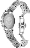 Buy Shop Emporio Armani Classic Silver Dial Silver Steel Strap Watch For Men - AR1867 USA Online